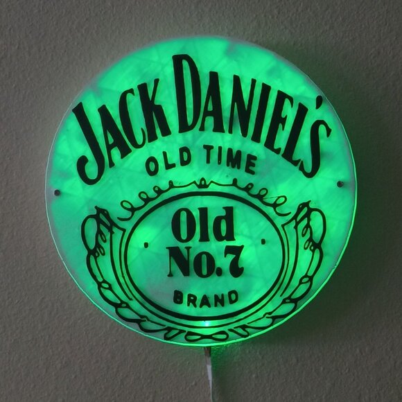 3D Printed Jack Daniel's RGB LED Lighted Bar Sign With Remote Control Man cave - Picture 5 of 12